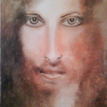 Картина под названием "JESUS" - Vassilissa, Подлинное произведение искусства