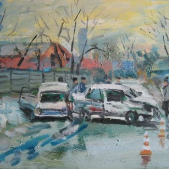Painting titled "accident 2" by Vasyl, Original Artwork