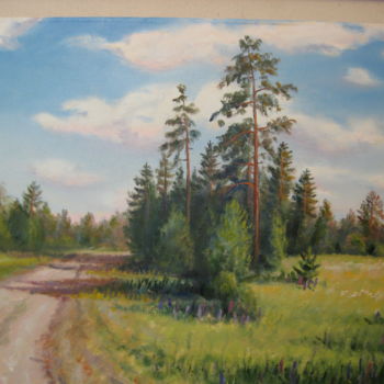 Painting titled "Летний полдень" by Vladimir Golub, Original Artwork