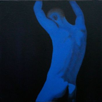 Картина под названием "galego blue" - Vcasey, Подлинное произведение искусства