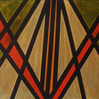Pittura intitolato "Crossed Paths" da Vcasey, Opera d'arte originale