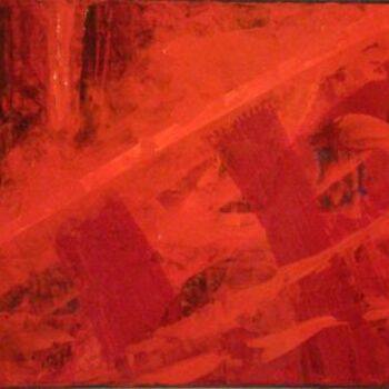 Painting titled "deep reds" by Vcasey, Original Artwork