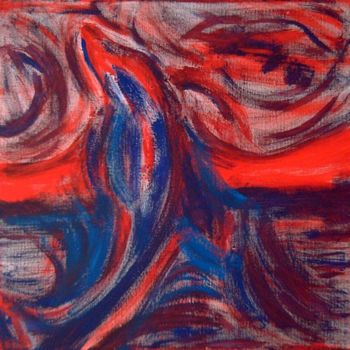 Malarstwo zatytułowany „RedDolphin” autorstwa Vcasey, Oryginalna praca