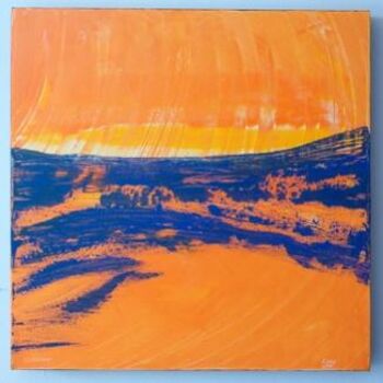 Painting titled "Sunscape" by Vcasey, Original Artwork