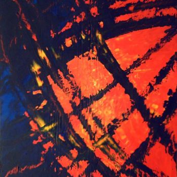 Painting titled "SolarGlow" by Vcasey, Original Artwork