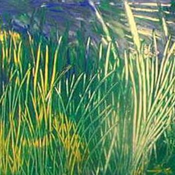 Painting titled "reeds" by Vcasey, Original Artwork