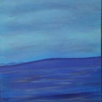Картина под названием "blue day" - Vcasey, Подлинное произведение искусства