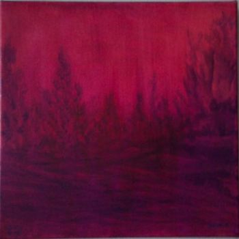 Painting titled "fuschia" by Vcasey, Original Artwork
