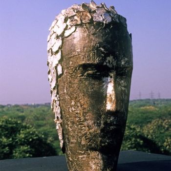 Digital Arts titled "Head of Budha" by Ved Nayar, Original Artwork, 3D Modeling