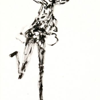 Digital Arts με τίτλο "Dancing figure-4" από Ved Nayar, Αυθεντικά έργα τέχνης, Ψηφιακή ζωγραφική