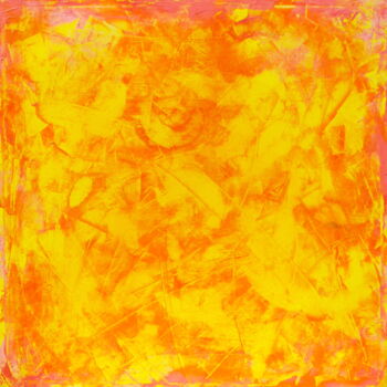 Peinture intitulée "362 Peach, pink ora…" par Veera Zukova, Œuvre d'art originale, Acrylique Monté sur Châssis en bois