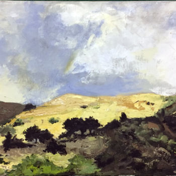 Pintura intitulada "Landscape 2" por Vella, Obras de arte originais, Óleo