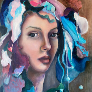 Painting titled "Intuition I" by Vénie, Original Artwork, Acrylic