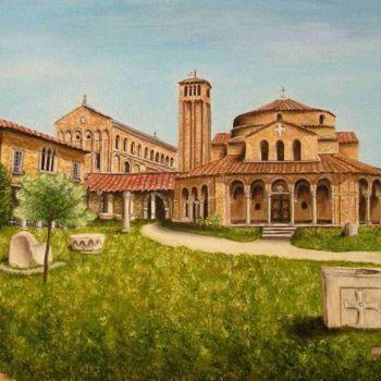Peinture intitulée "Torcello" par Anais Arzoumanian, Œuvre d'art originale