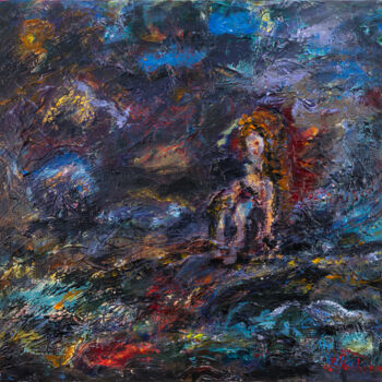 Pittura intitolato "Conversations with…" da Vera Gvildis, Opera d'arte originale, Acrilico