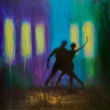 제목이 "DANCE OF LIGHT"인 미술작품 Vera Klimova로, 원작, 기름