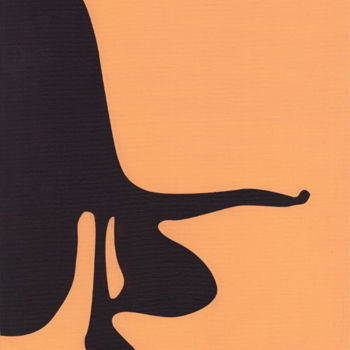 Painting titled "7- Yoga posture urd…" by Vera Soares Branco, Original Artwork, Acrylic