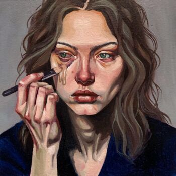 绘画 标题为“Bruise” 由Vera Tepliakova, 原创艺术品, 油