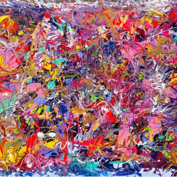 Malerei mit dem Titel "Sounds of Colors" von Verad, Original-Kunstwerk, Acryl