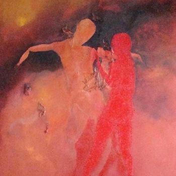 Peinture intitulée "Danser sa vie 3" par Veradias, Œuvre d'art originale