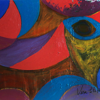 Peinture intitulée "abstrato" par Vera Itajaí, Œuvre d'art originale, Acrylique