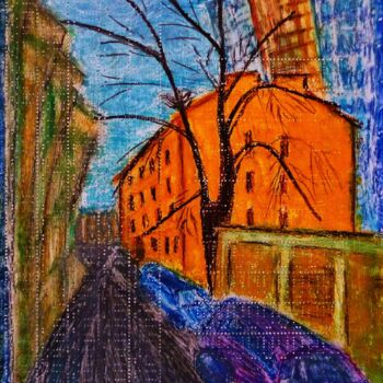 Картина под названием "Улица Мариинская." - Veranika Bo, Подлинное произведение искусства, Пастель