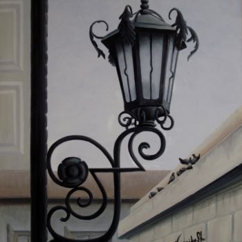 Ζωγραφική με τίτλο "La lanterna" από Veranikash, Αυθεντικά έργα τέχνης, Λάδι