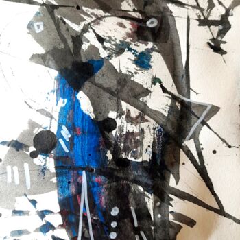 Картина под названием "Abstract - 4" - Vercmagnus, Подлинное произведение искусства, Акрил