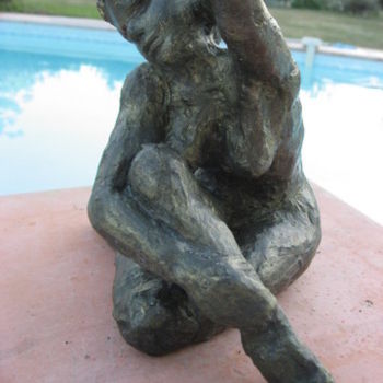 Sculpture titled ""Intime Créatrice"…" by Gérard Verger, Original Artwork