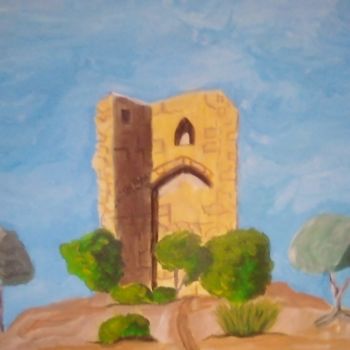 Painting titled "Tour du Mont d'or" by Marina Verlo, Original Artwork, Acrylic