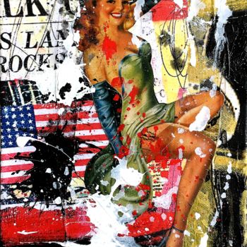 Painting titled "L.A COVER GIRL" by Vero Cristalli, Original Artwork