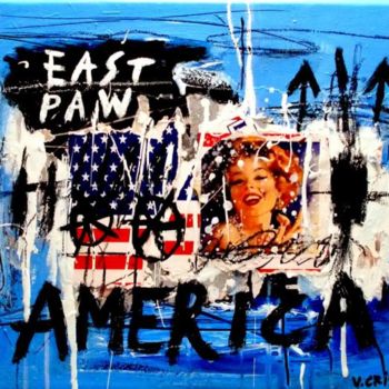 Malerei mit dem Titel "SWEET AMERICA" von Vero Cristalli, Original-Kunstwerk