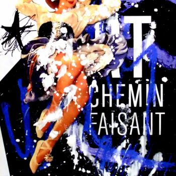 Painting titled "CHEMIN FAISANT" by Vero Cristalli, Original Artwork
