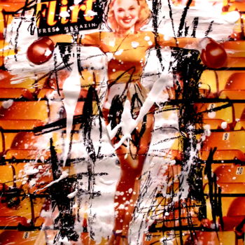 Painting titled "GLAM KNOCKOUT" by Vero Cristalli, Original Artwork