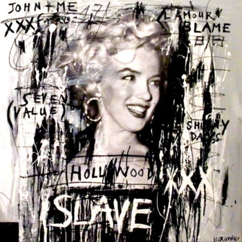Painting titled "HOLLYWOOD SLAVE" by Vero Cristalli, Original Artwork, Acrylic