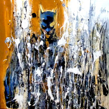 Painting titled "SEE YOU IN GOTHAM C…" by Vero Cristalli, Original Artwork, Acrylic