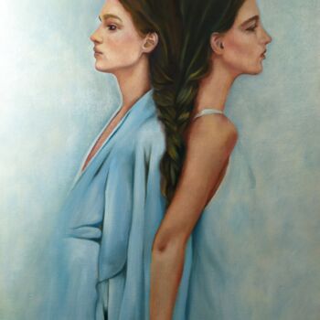Painting titled "Body and soul" by Veronica Ciccarese, Original Artwork, Oil