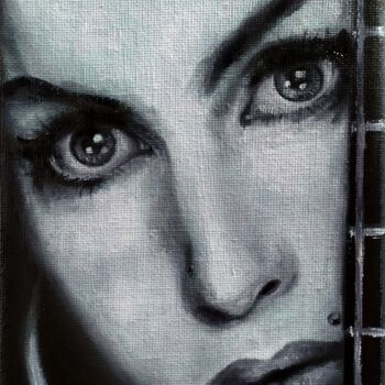 Painting titled "Portrait of "Amy W."" by Veronica Ciccarese, Original Artwork, Oil