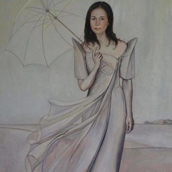 제목이 "Umbrella"인 미술작품 Marie Expert로, 원작, 기름