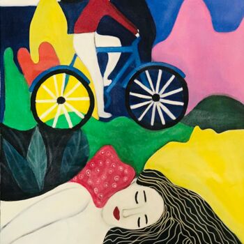 Картина под названием "Dream" - Marie Expert, Подлинное произведение искусства, Акрил