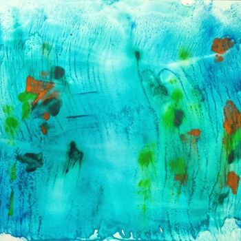 Painting titled "Sea inspiration III…" by Veronika Posta, Original Artwork, Acrylic