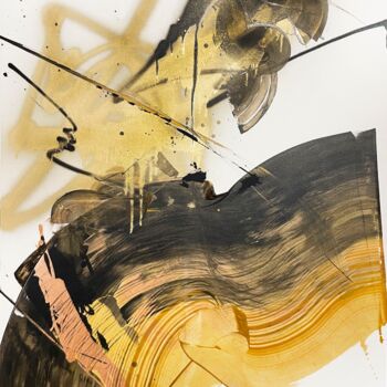 Картина под названием "el dorado 2" - Veronika Rokashevich, Подлинное произведение искусства, Акрил