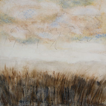Картина под названием "Le ciel en émoi 3 D…" - Véronique Attia, Подлинное произведение искусства, Акрил