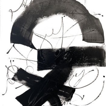 Картина под названием "Audace II" - Véronique Bannes-Colinet, Подлинное произведение искусства, Акрил