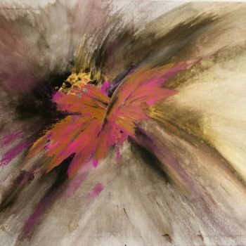 Peinture intitulée "Fleur évasée" par Vmb, Œuvre d'art originale, Acrylique