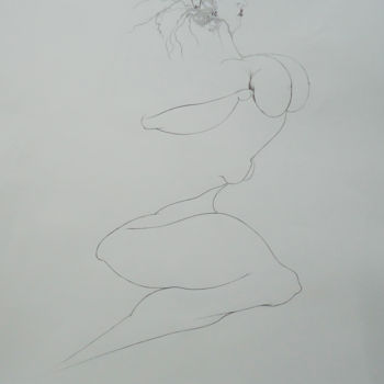 「CABARET」というタイトルの描画 Véronique Ducreuxによって, オリジナルのアートワーク, 鉛筆