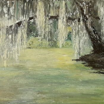 Peinture intitulée "Deep Bayou" par Veronique Laupretre, Œuvre d'art originale, Acrylique Monté sur Châssis en bois