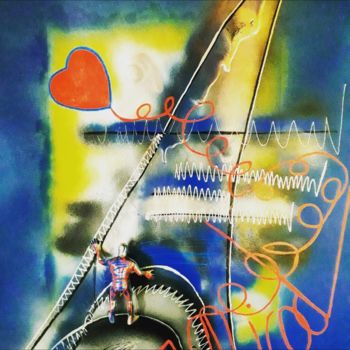 Peinture intitulée "screenshot-20190619…" par Veronique Nicod, Œuvre d'art originale, Bombe aérosol