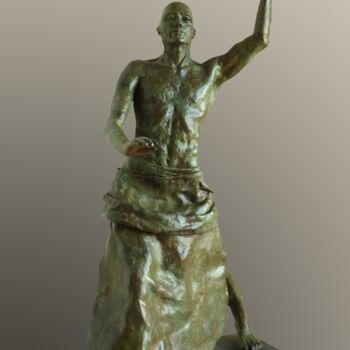 Rzeźba zatytułowany „Butô 2” autorstwa Pico Sculpteur, Oryginalna praca, Brąz