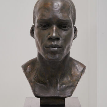 Sculpture titled "Nathanaël" by Pico Sculpteur, Original Artwork, Resin